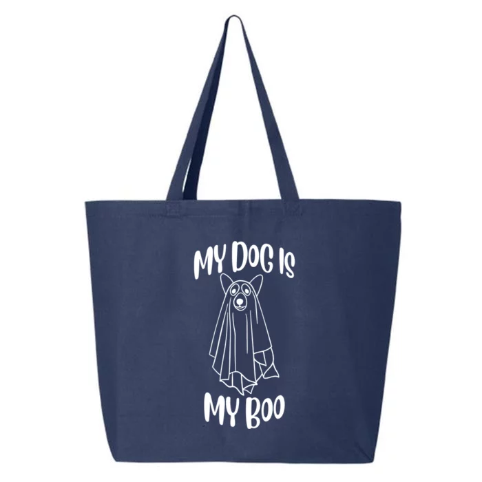 Funny My Dog Is My Boo For Dog Lover Funny Gift 25L Jumbo Tote