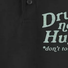 Funny Marijuana Drug Not Hugs Don't Touch Me 420 Canabis Dry Zone Grid Performance Polo