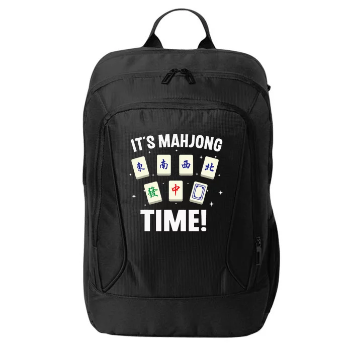 Funny Mahjong Design For Mahjong Game Player Lover City Backpack