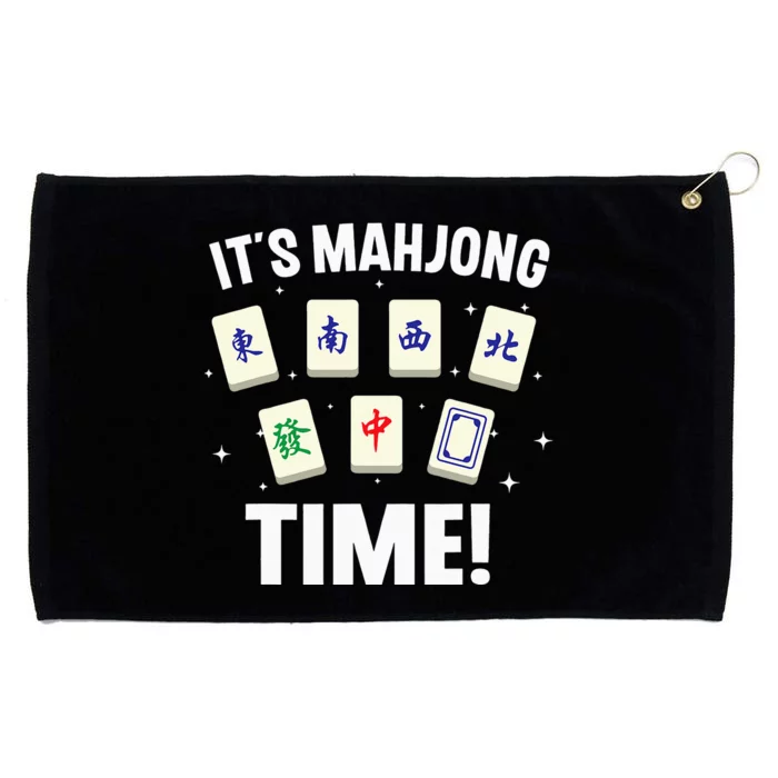 Funny Mahjong Design For Mahjong Game Player Lover Grommeted Golf Towel