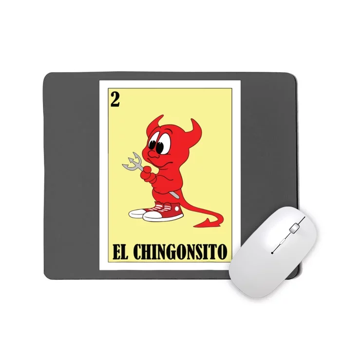 Funny Mexican Design For Kids El Chingonsito Mousepad