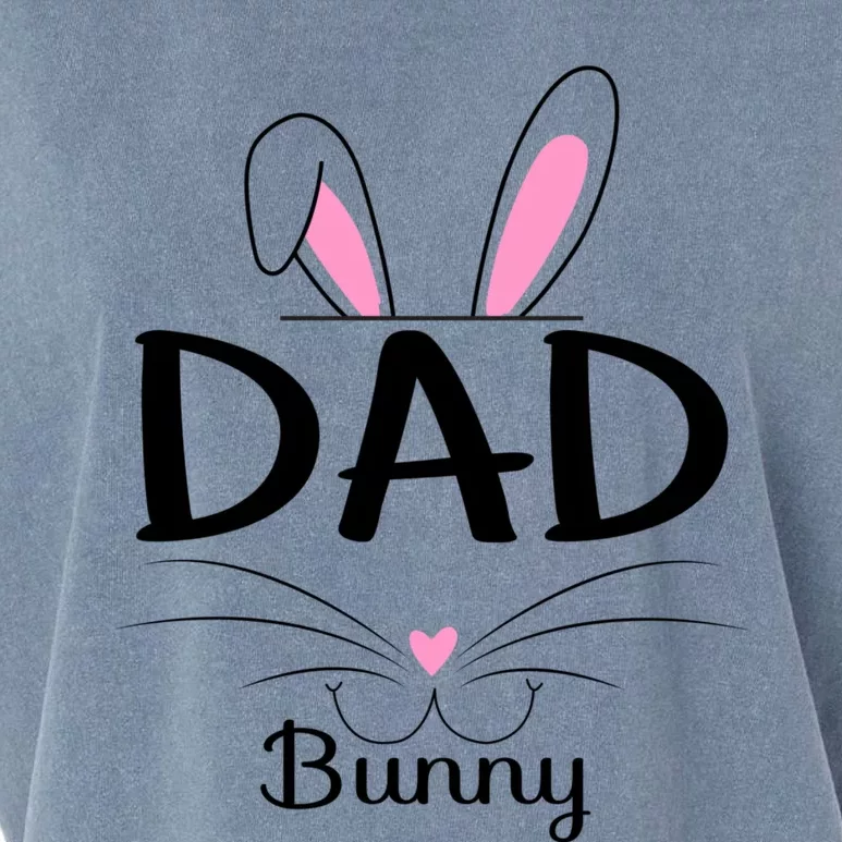 Family Matching Dad Bunny Graphic Easter Costume Dad Great Gift Garment-Dyed Women's Muscle Tee