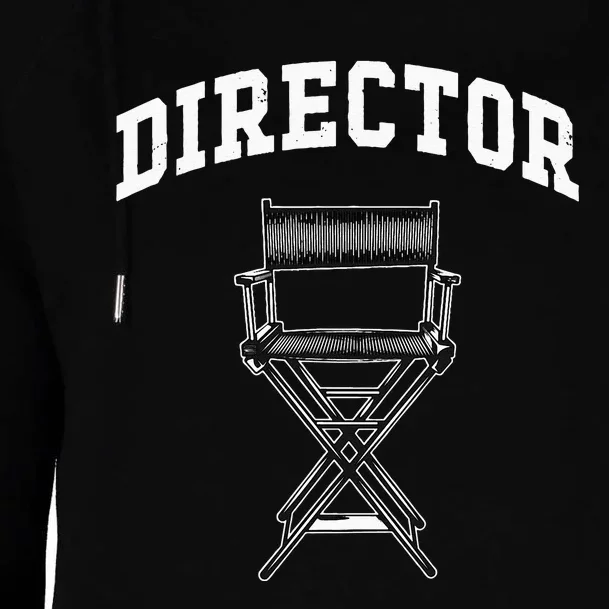 Filmmaker Movie Director Filmmaking Cinema TV Producer Womens Funnel Neck Pullover Hood