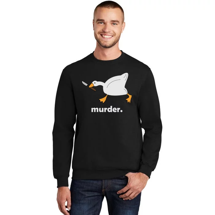 Funny Murder Duck Animal Meme Sweatshirt