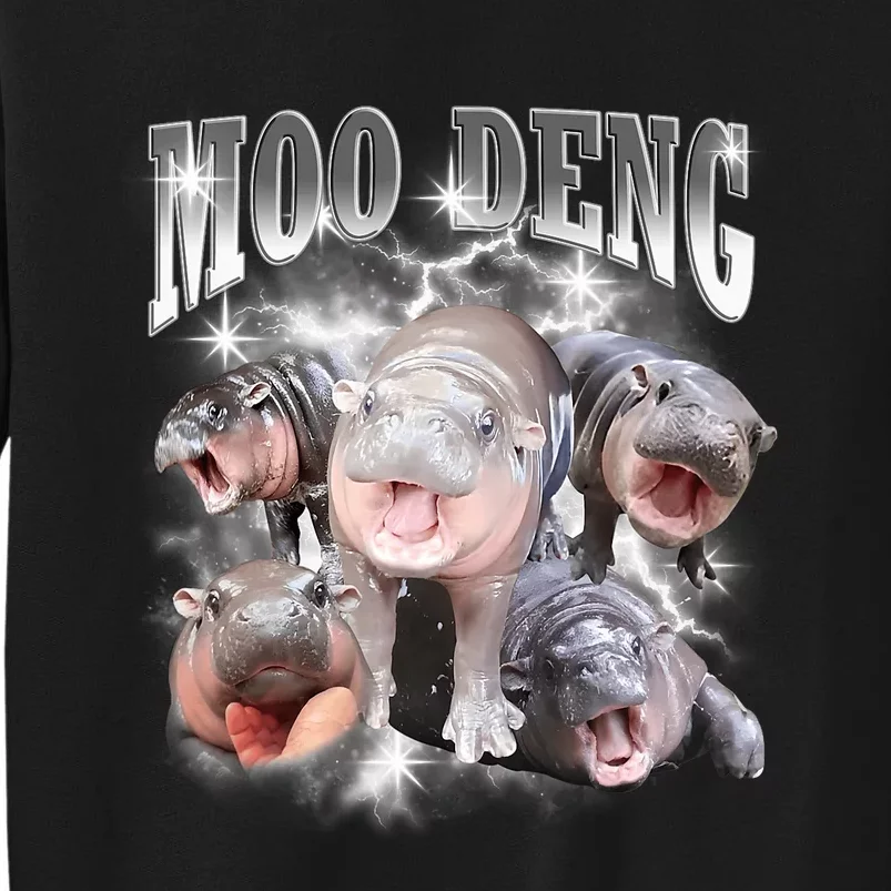 Funny Moo Deng Kawaii Pygmy Hippo Cute Zoo Animal Lover Sweatshirt