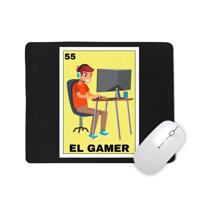 Funny Mexican Design For Gamers El Gamer Mousepad