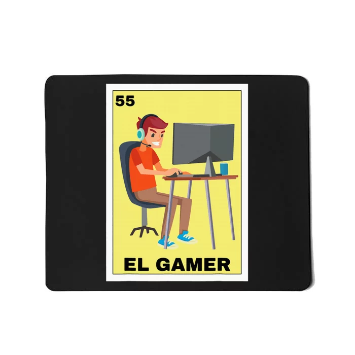 Funny Mexican Design For Gamers El Gamer Mousepad