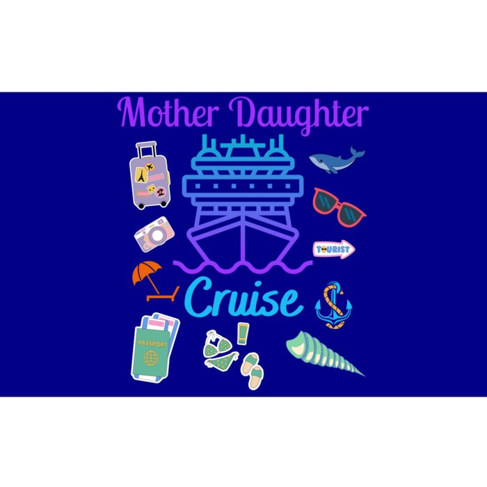 Funny Mother Daughter Cruise Ship Family Trip Vacation Mom Gift Bumper Sticker