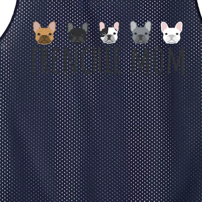 Frenchie Mama Dog Mom Funny French Bulldog Mama Gift Mesh Reversible Basketball Jersey Tank