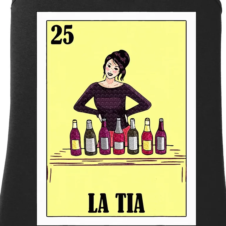 Funny Mexican Design For Aunt La Tia Ladies Essential Tank