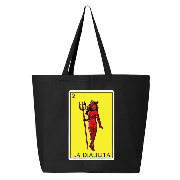 Funny Mexican Design La Diablita 25L Jumbo Tote