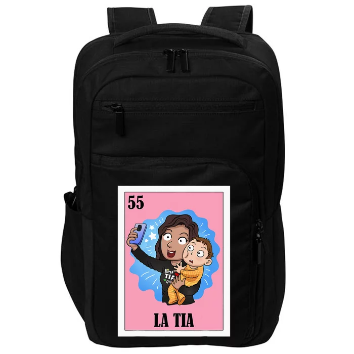 Funny Mexican Design For Aunt La Tia Impact Tech Backpack