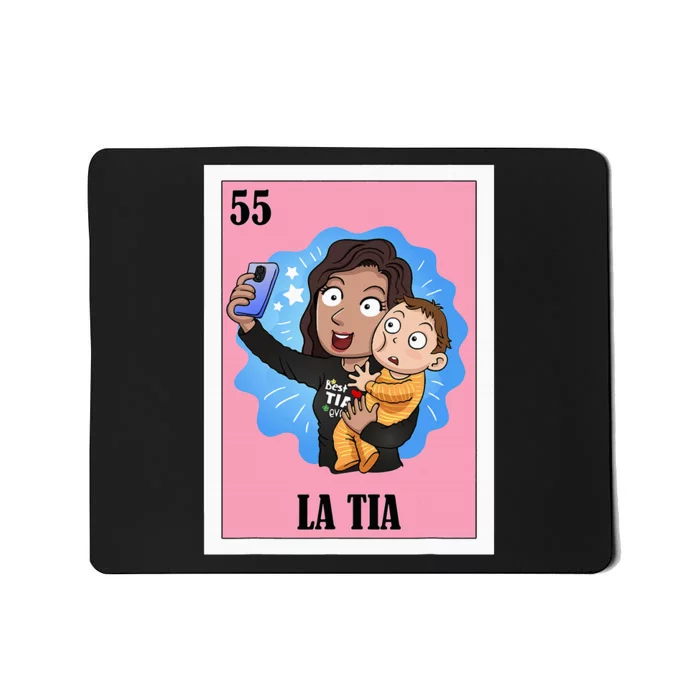 Funny Mexican Design For Aunt La Tia Mousepad