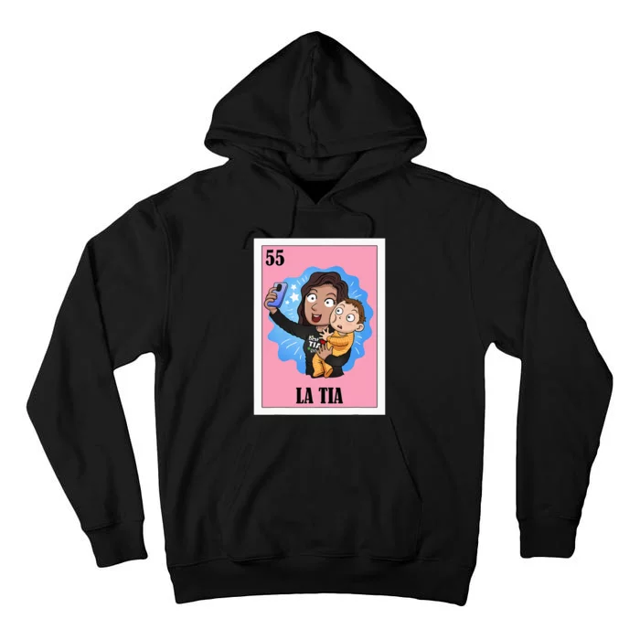 Funny Mexican Design For Aunt La Tia Tall Hoodie