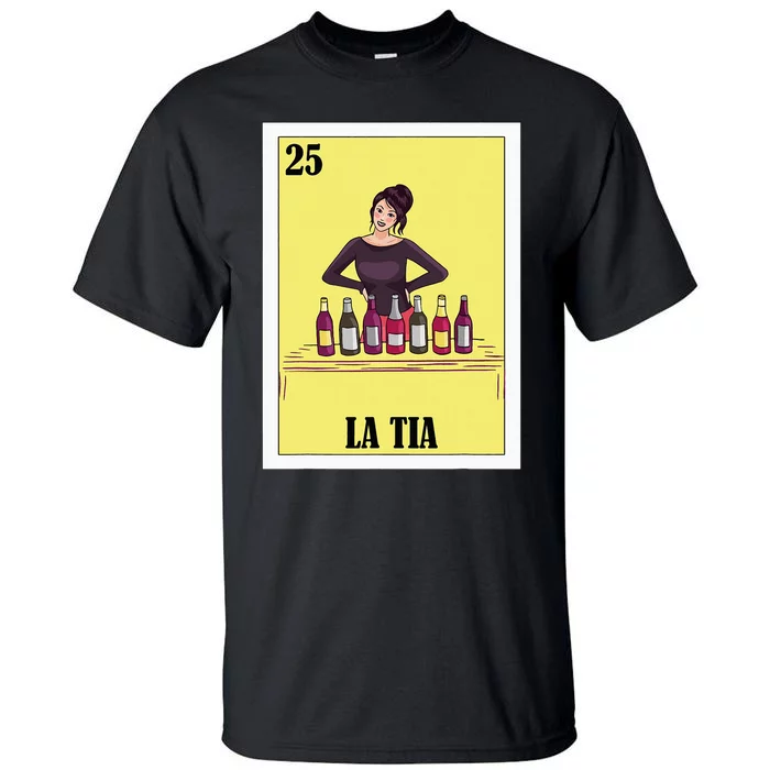 Funny Mexican Design For Aunt La Tia Tall T-Shirt