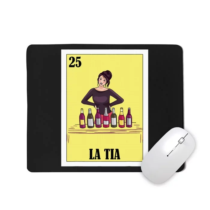 Funny Mexican Design For Aunt La Tia Mousepad