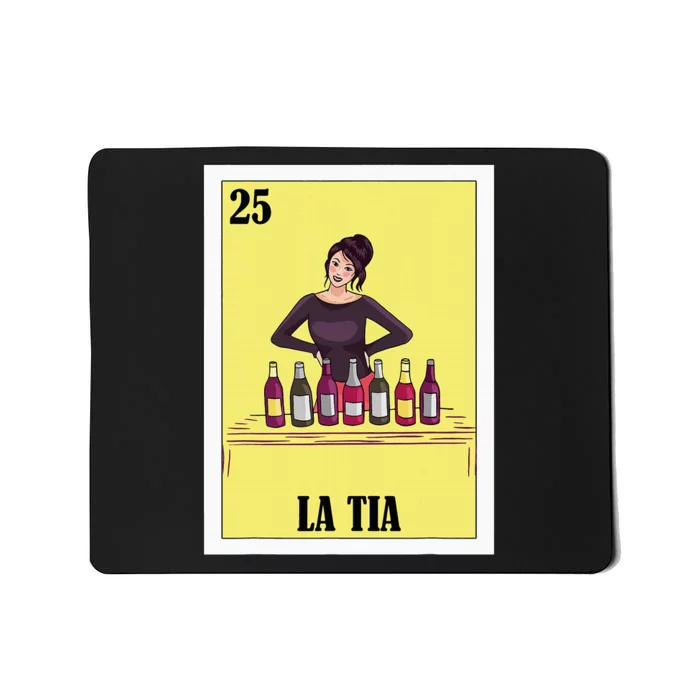 Funny Mexican Design For Aunt La Tia Mousepad