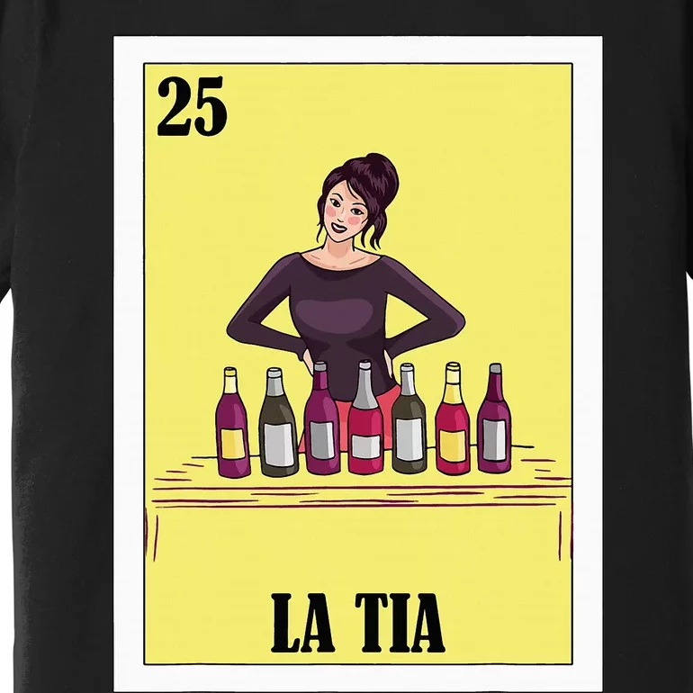 Funny Mexican Design For Aunt La Tia Premium T-Shirt