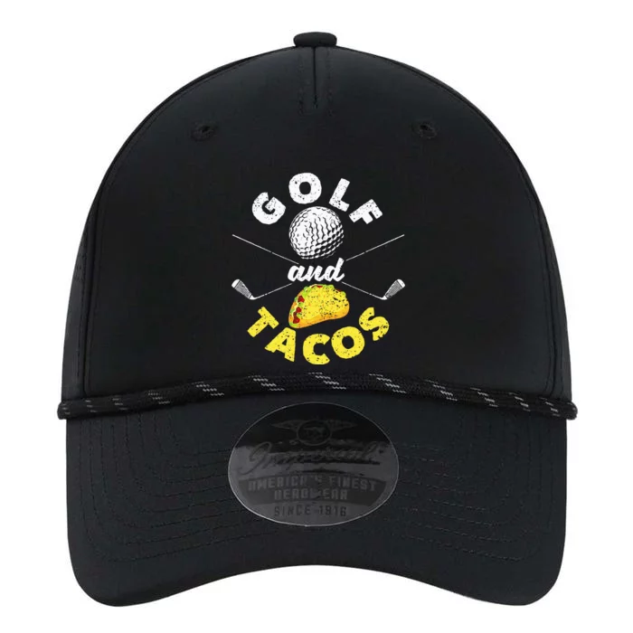 Funny Mexican Dish Favorite Sport Golfer Golf And Tacos Performance The Dyno Cap