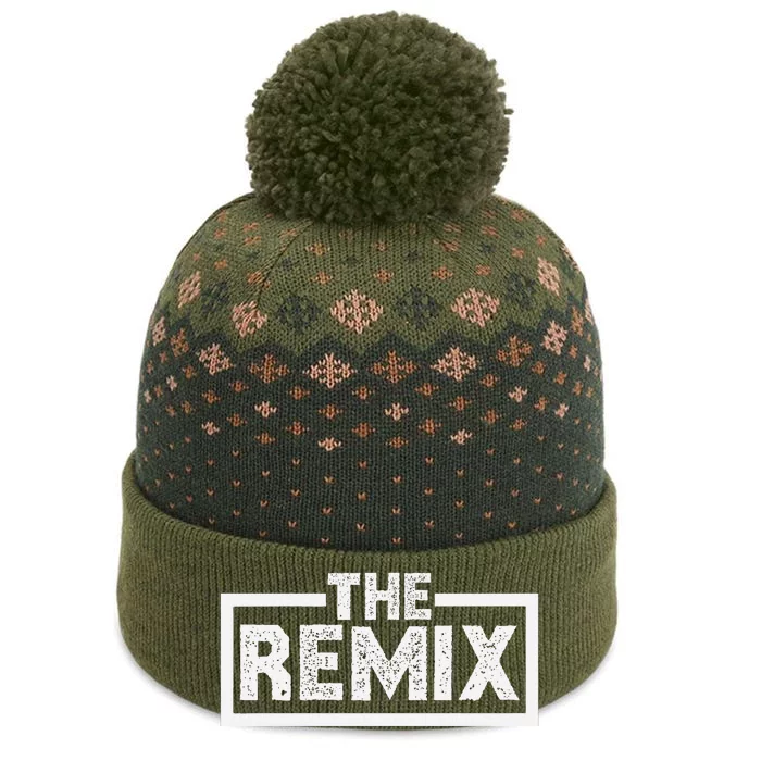 Family Matching Daughter Son The Original The Remix The Baniff Cuffed Pom Beanie