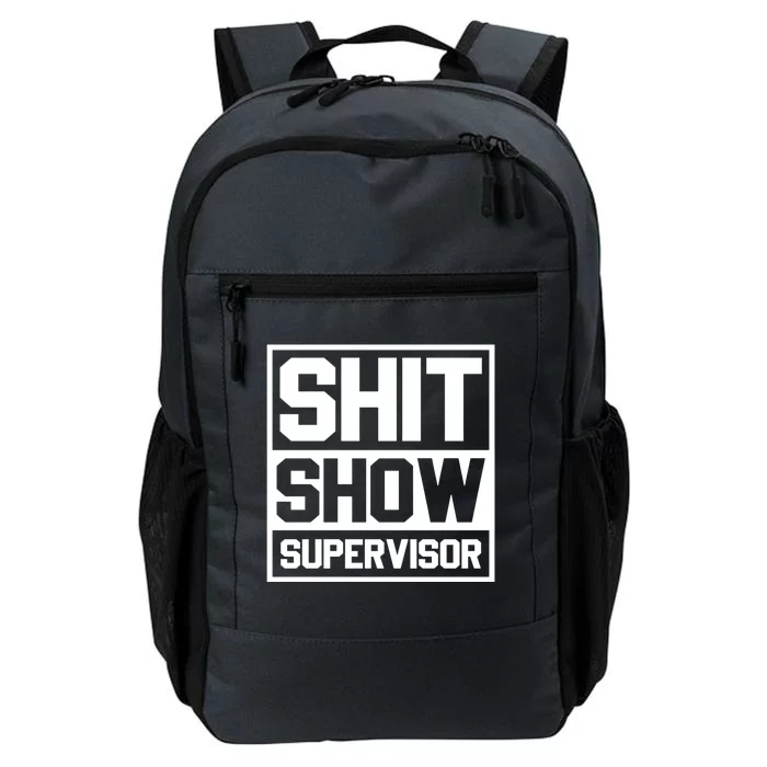 Funny Mom Dad Boss Ager Teacherfunny Gifthit Show Supervisor Funny Gift Daily Commute Backpack