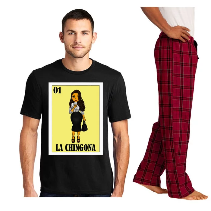 Funny Mexican Design For Hispanas La Chingona Pajama Set