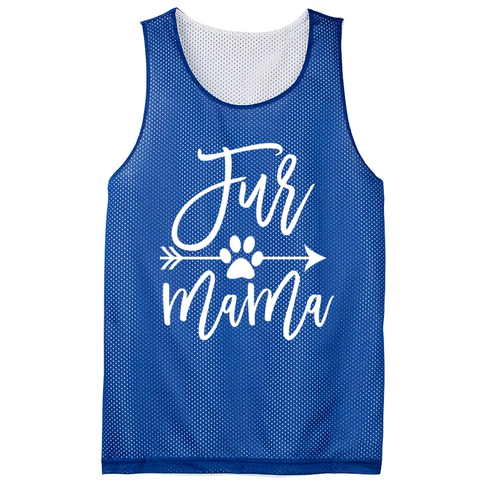 Fur Mama Dog And Cat Mom Furmama Gift Mesh Reversible Basketball Jersey Tank