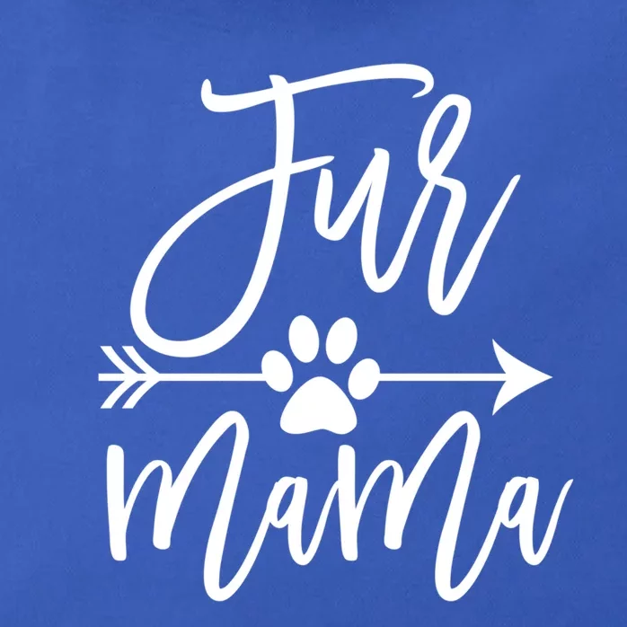 Fur Mama Dog And Cat Mom Furmama Gift Zip Tote Bag