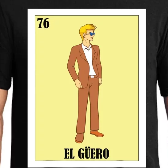 Funny Mexican Design For Blonde Guys El Guero Pajama Set