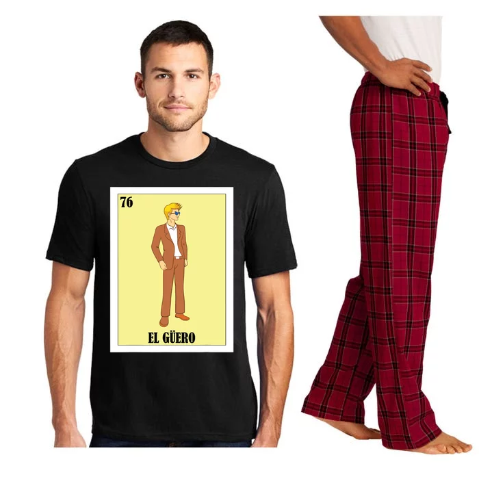 Funny Mexican Design For Blonde Guys El Guero Pajama Set