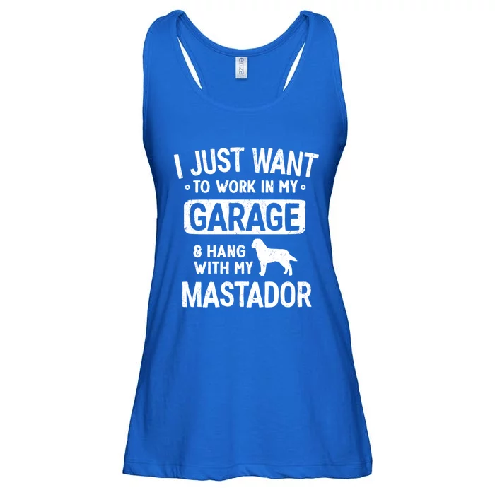 Funny Mastador Dad Garage Hang With Meaningful Gift Ladies Essential Flowy Tank