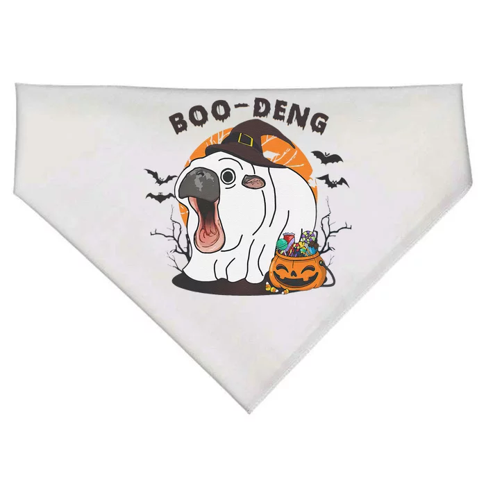 Funny Moo Deng Pumpkin Halloween Costumes Pygmy Hippopotamus Gift USA-Made Doggie Bandana