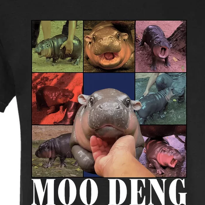 Funny Moo Deng Baby Pygmy Hippo Cute Zoo For Family Garment-Dyed Heavyweight T-Shirt