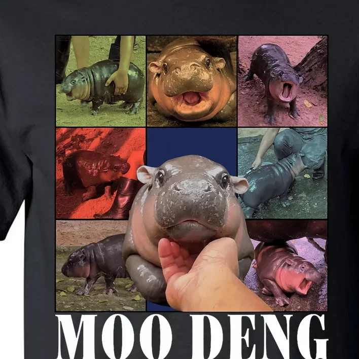 Funny Moo Deng Baby Pygmy Hippo Cute Zoo For Family Tall T-Shirt