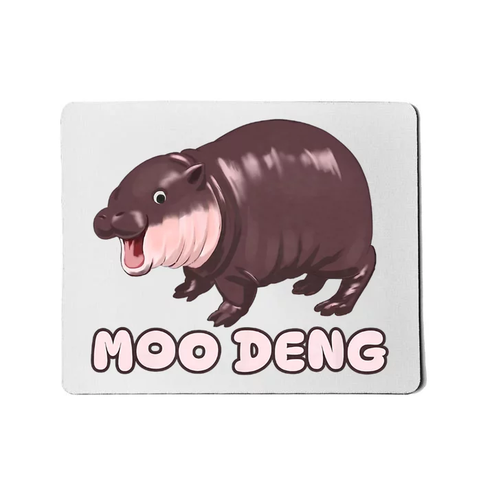 Funny Moo Deng Bouncy Pig The Cute Baby Mousepad