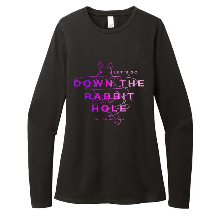 Follow Me Down Womens CVC Long Sleeve Shirt