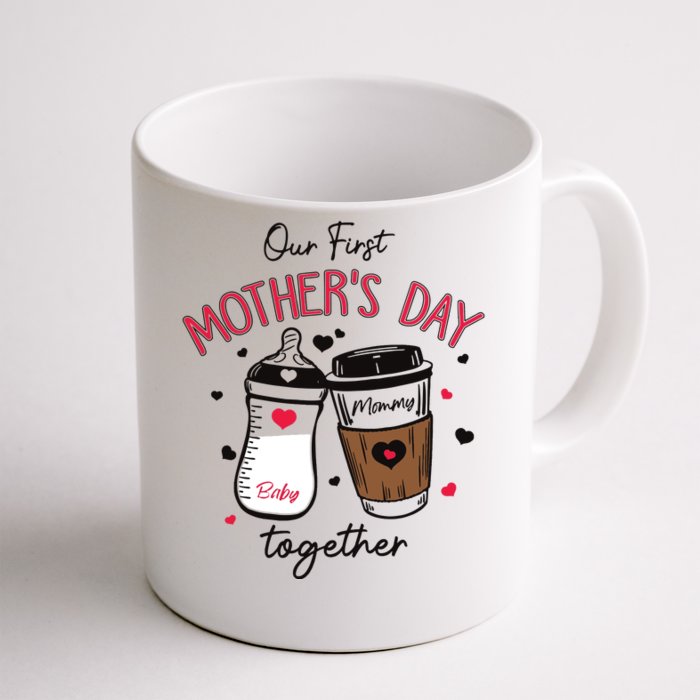 First Mothers Day Gift For Baby 2024 Our First Mothers Day Front & Back Coffee Mug