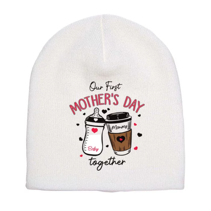 First Mothers Day Gift For Baby 2024 Our First Mothers Day Short Acrylic Beanie