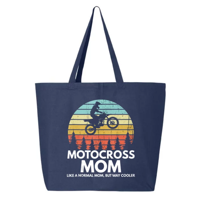 Funny Motocross Dirt Bike Mom Retro 70s Motocross Braaap 25L Jumbo Tote