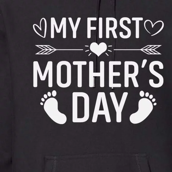 First MotherS Day Celebration Artwork Premium Hoodie