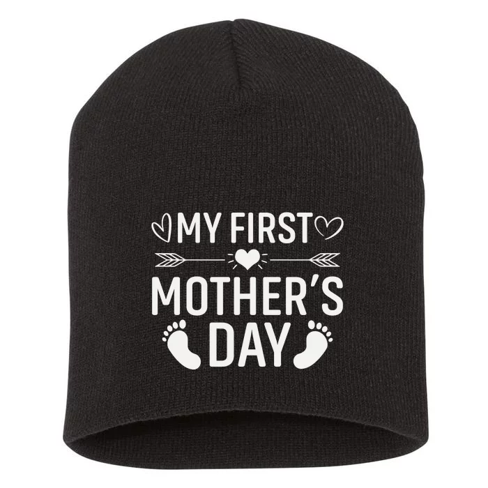 First MotherS Day Celebration Artwork Short Acrylic Beanie