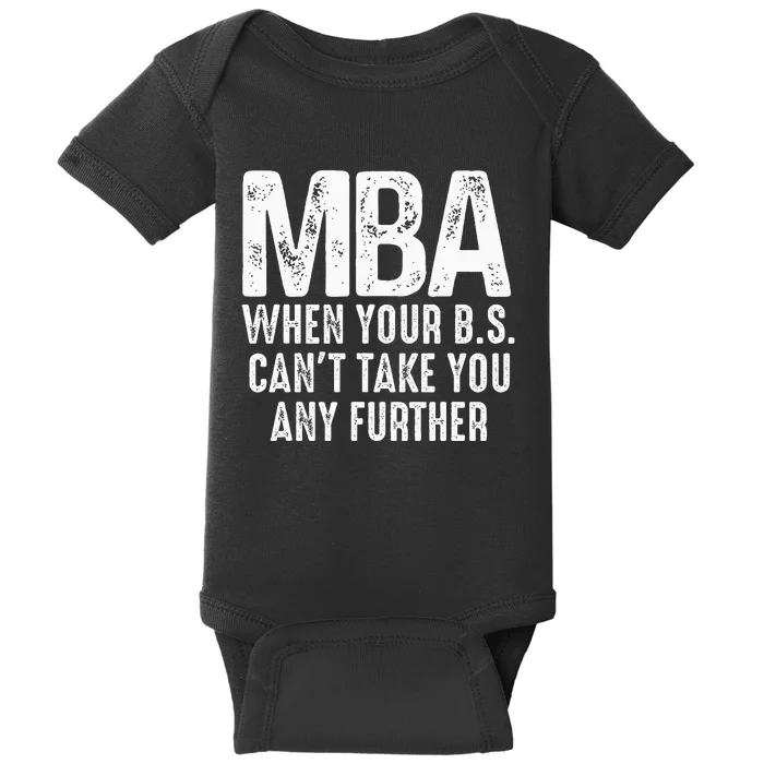 Funny Mba Design For Women Master Degree Graduation Day Baby Bodysuit