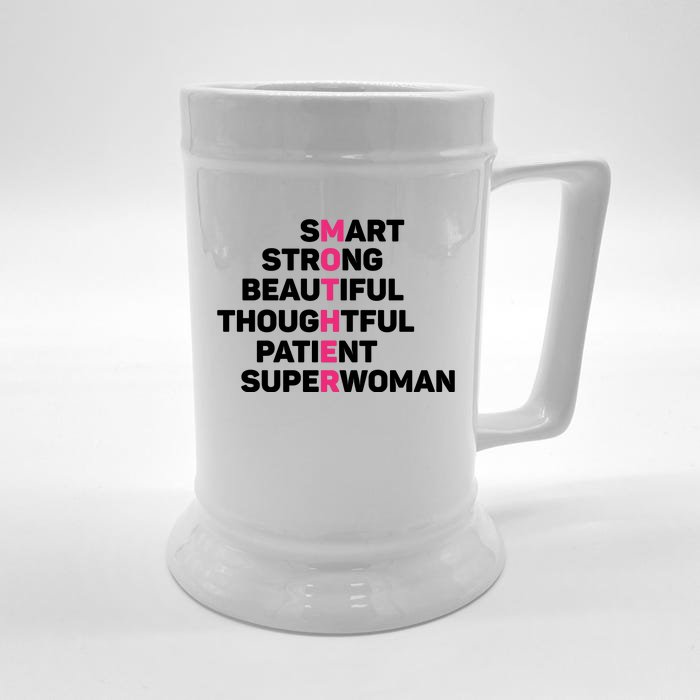 Funny Mother's Day T Front & Back Beer Stein