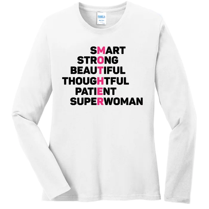 Funny Mother's Day T Ladies Long Sleeve Shirt