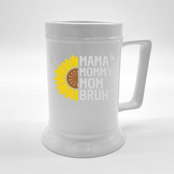 Funny Mother's Day T , Happy Mot Front & Back Beer Stein