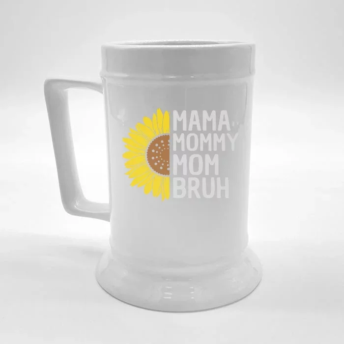 Funny Mother's Day T , Happy Mot Front & Back Beer Stein