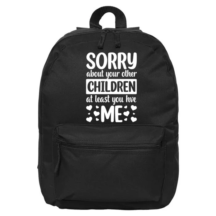 Funny Mothers Day T 16 in Basic Backpack