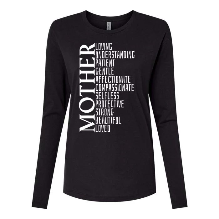 Funny MotherS Day Quote Cool Mom Meaning Womens Cotton Relaxed Long Sleeve T-Shirt