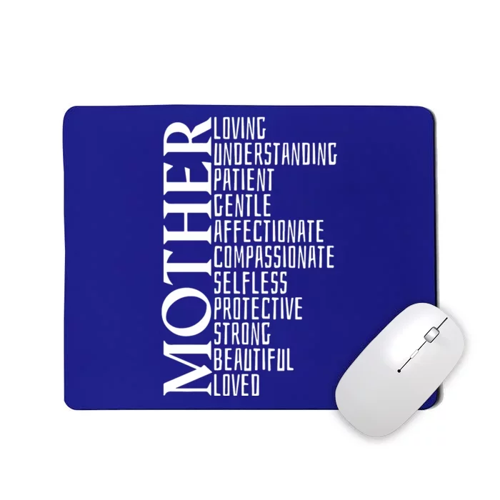 Funny MotherS Day Quote Cool Mom Meaning Mousepad