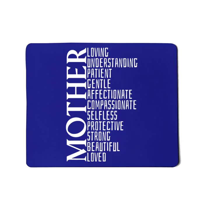 Funny MotherS Day Quote Cool Mom Meaning Mousepad